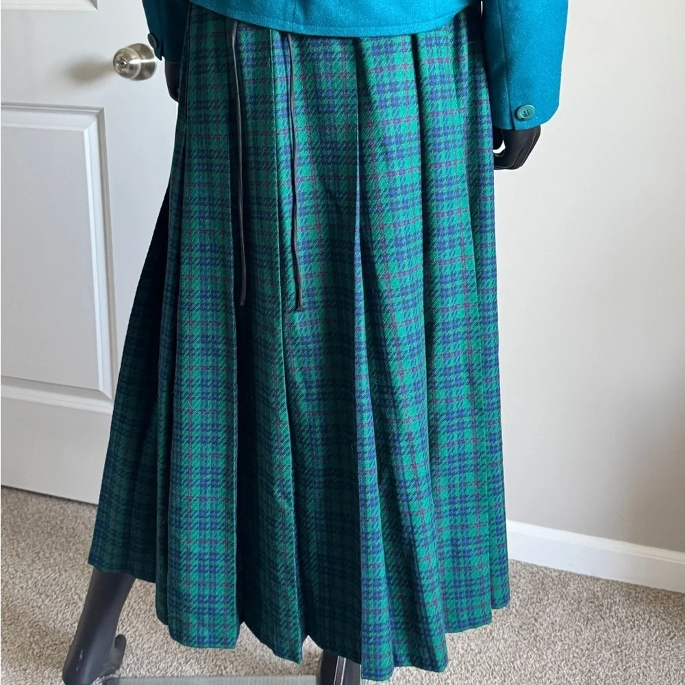 Vintage‎ 80s PENDLETON Wool Suit Blazer & Skirt Set